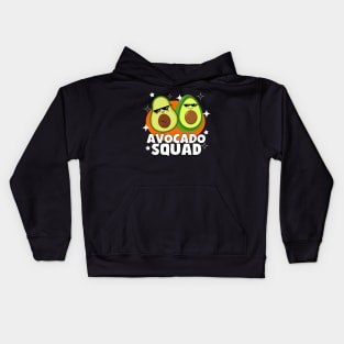 Kawaii Avocado Cute Anime Squad Kids Hoodie